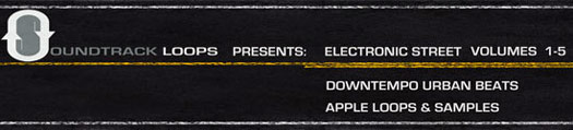 Apple Loops Electronic Street, Downtempo, Hip Hop, Trip Hop 