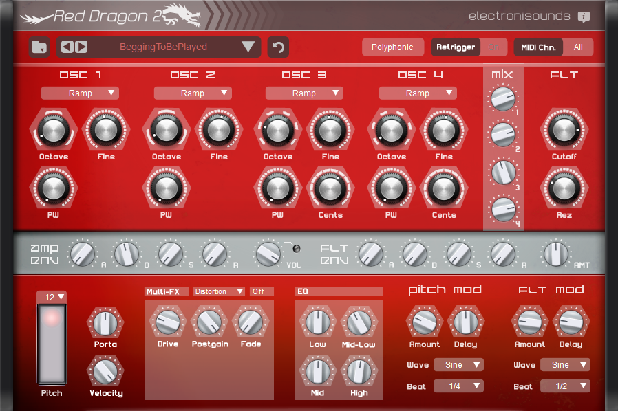 RedDragon2 Windows VST