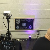 Soundtrack Loops Booth - Local made Chalkboard Promo - Denver Synth Meet 2015