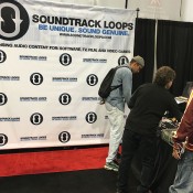 Soundtrack Loops NAMM16 - People beginning to check out our booth