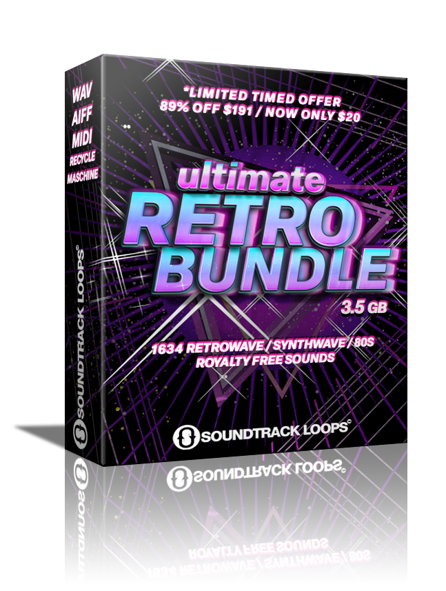 Ultimate Retro 80s Music Loops, one-shots, Midi bundle