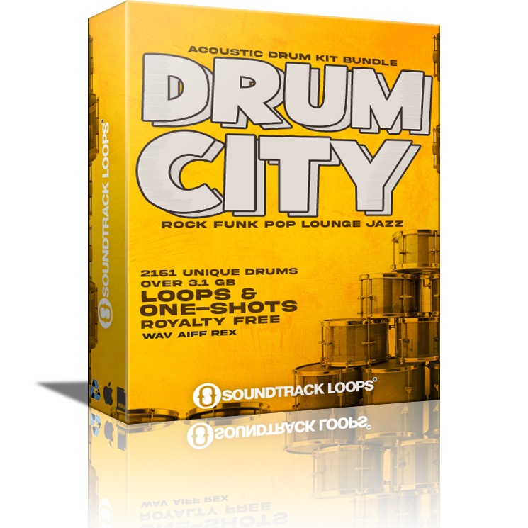 Drum City- And explosion of Acoustic Loops & one-shots from many genres