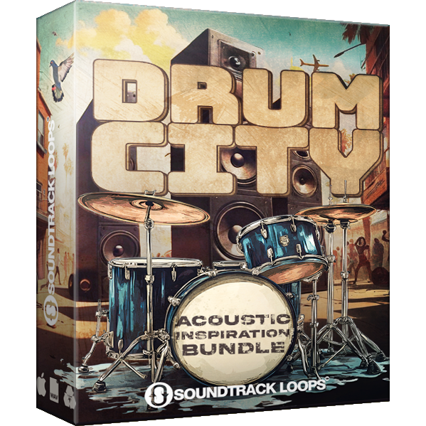 Drum City- An explosion of Acoustic Loops & one-shots from many genres