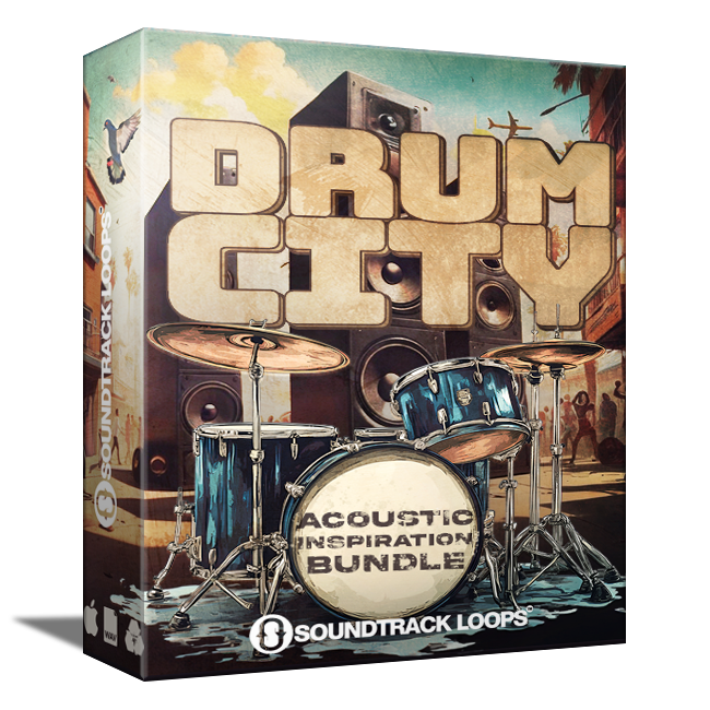 Drum City- An explosion of Acoustic Loops & one-shots from many genres