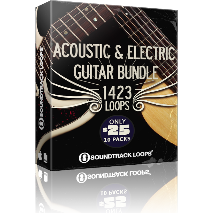 1,423 Acoustic & Electric Guitar Royalty Free Loops