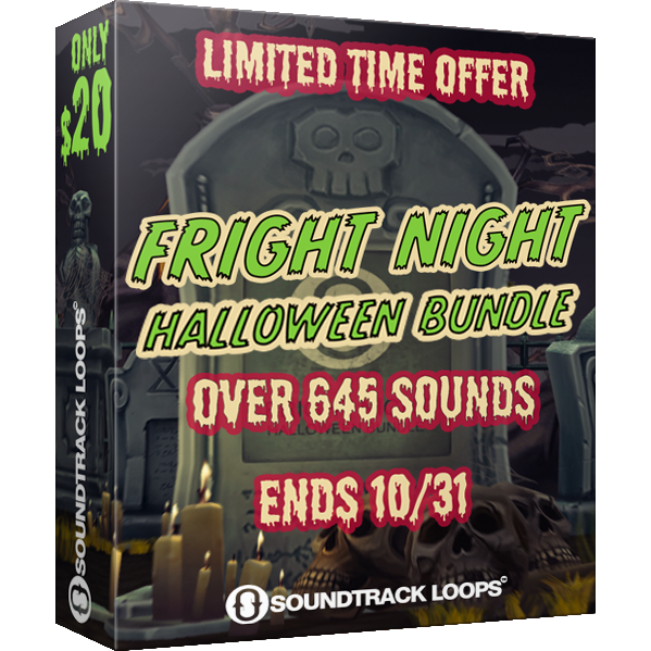 HALLOWEEN SOUNDS SAVE OVER 90% OFF THESE SPOOKY SOUND PACKS