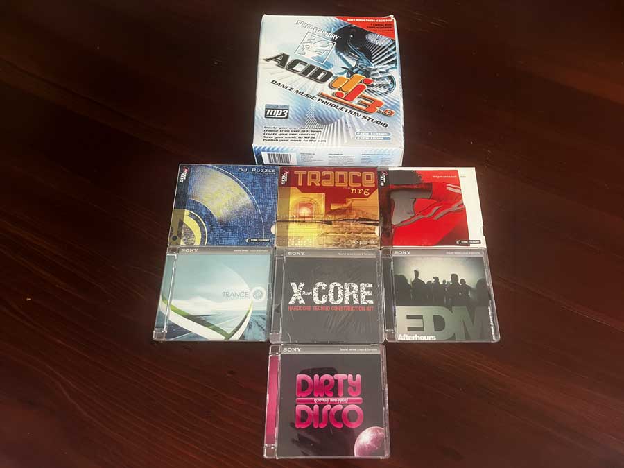 Acid Pro loop discs produced by Jason Donnelly of Soundtrack Loops